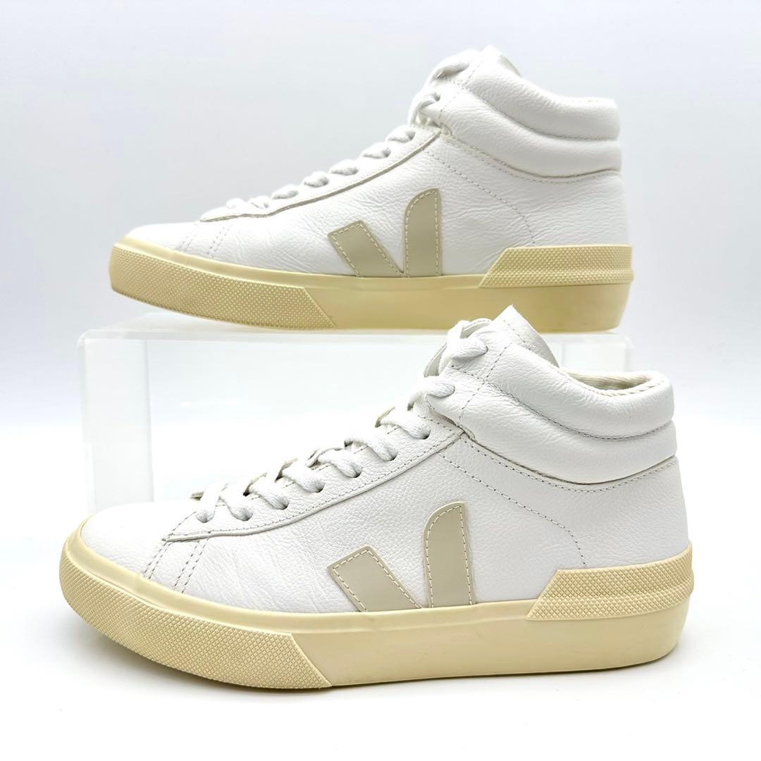 【極美品】VEJA ヴェジャ ミノタウロ ハイカット スニーカー ホワイト