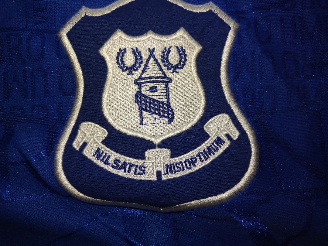 UMBROエバートンFC 95/96 ホーム XLサイズ 選手支給未使用品