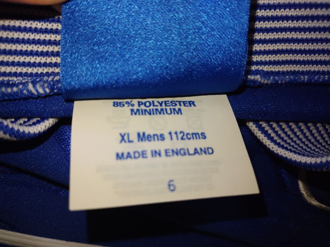 UMBROエバートンFC 95/96 ホーム XLサイズ 選手支給未使用品