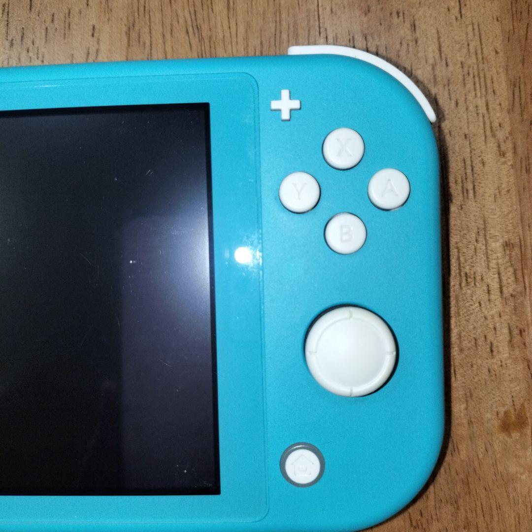 ニンテンドースイッチライト　充電器付き　ターコイズブルー