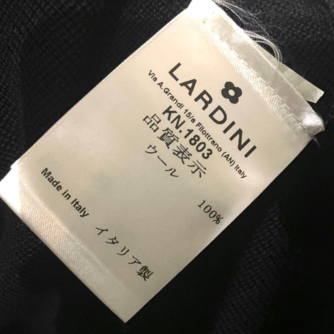 ラルディーニ⭐️ミラノリブ⭐️ウール⭐️ネイビーダブル⭐️現行モデル S 46 GUJI