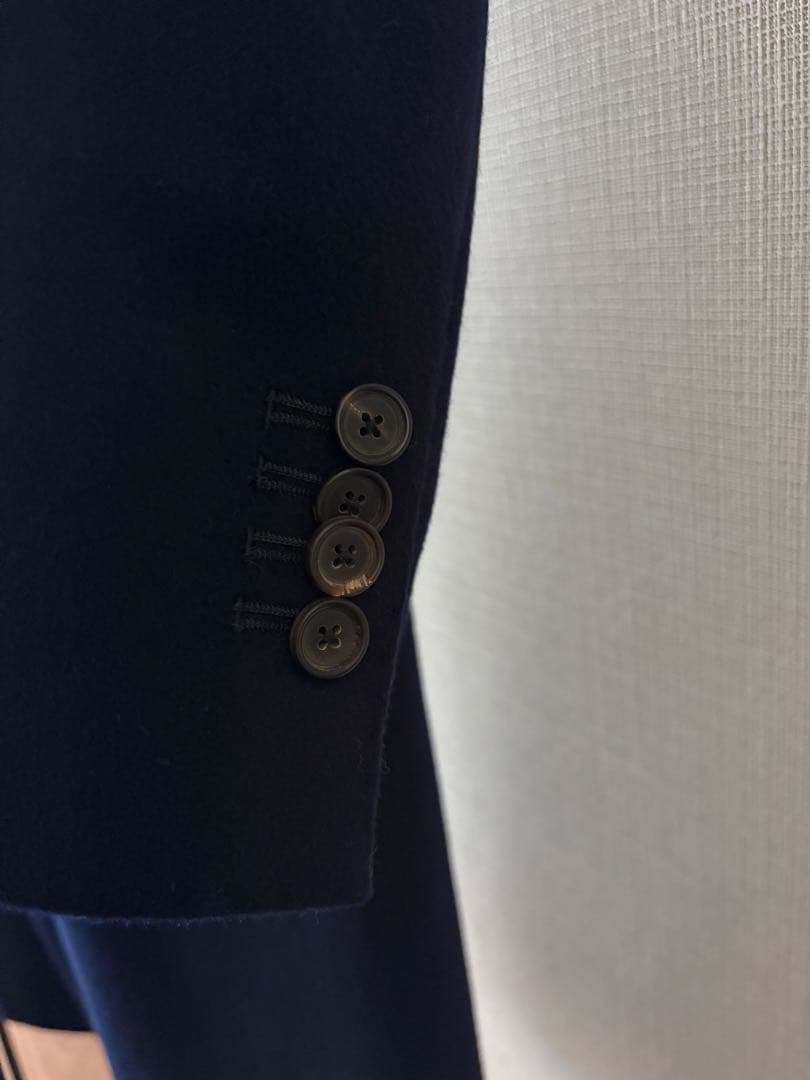 ラルディーニ　チェスターコート　ネイビー　サイズ50