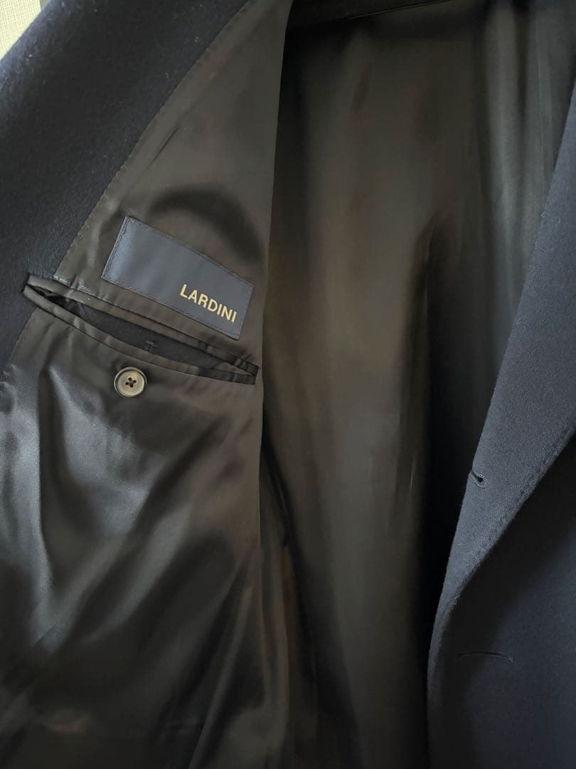 ラルディーニ　チェスターコート　ネイビー　サイズ50