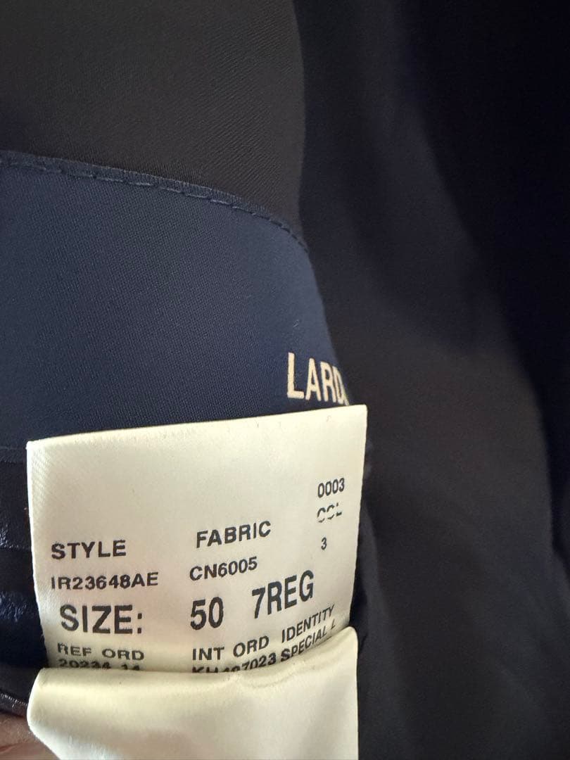 ラルディーニ　チェスターコート　ネイビー　サイズ50