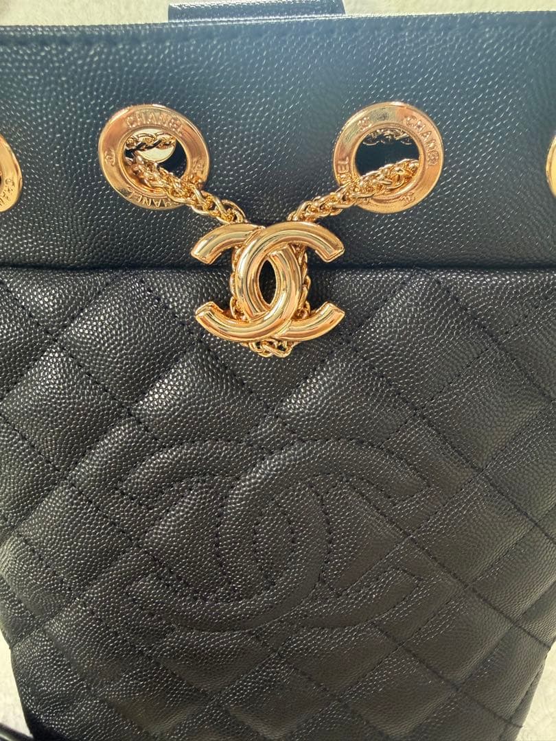 CHANEL ハンド ショルダーバッグ ノベルティ 未使用品 シャネル 巾着型