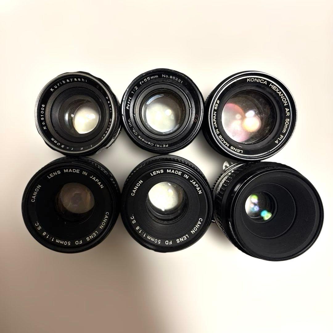 【まとめ売り②】Nikon Canon Konicaなどオールドレンズ24点