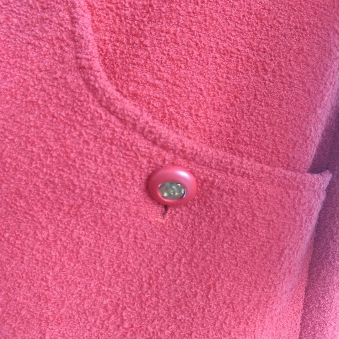 CHANEL 優雅なチェスターコート風ロングジャケット定番ココボタンsize34