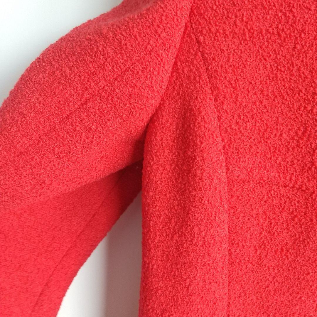 CHANEL 優雅なチェスターコート風ロングジャケット定番ココボタンsize34