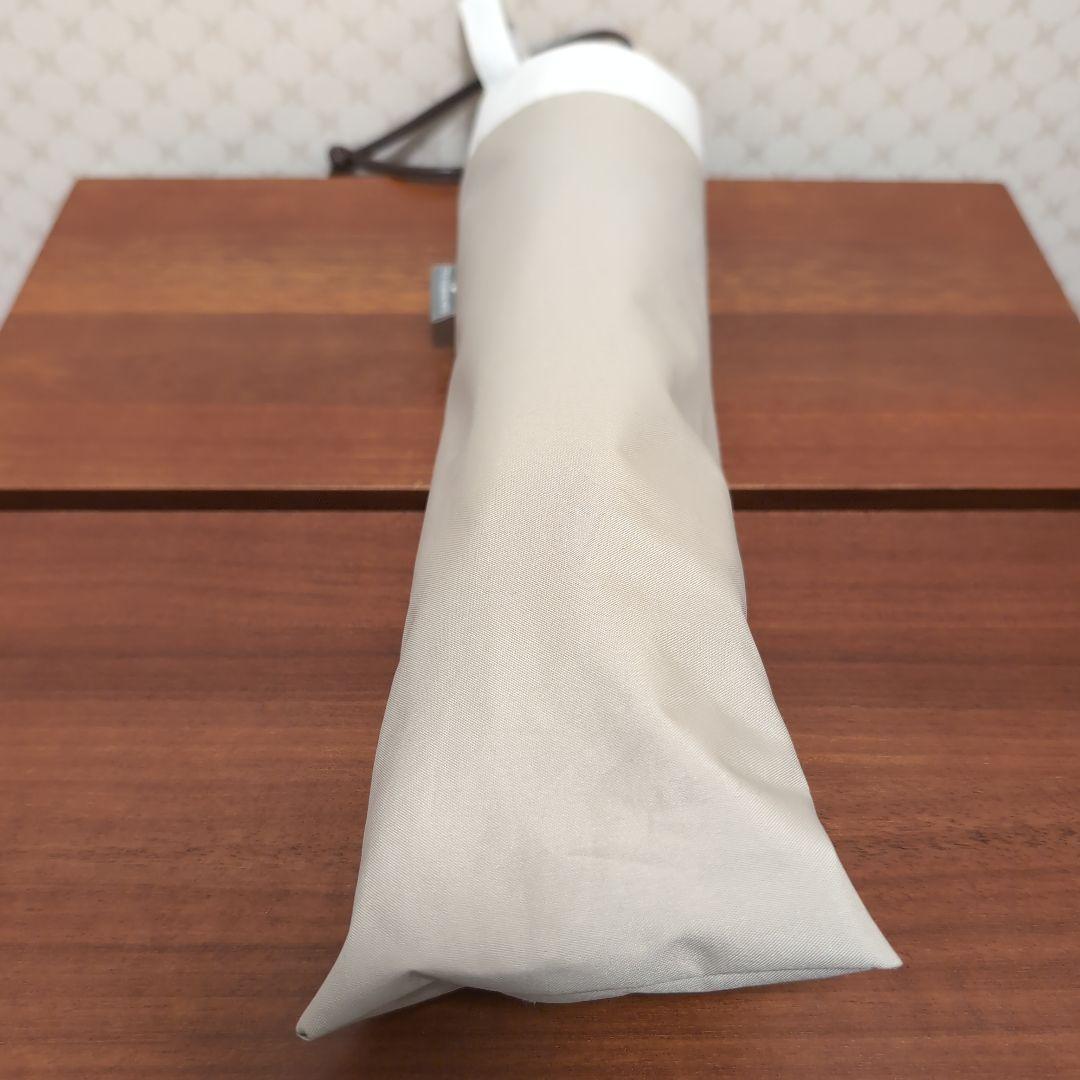 SUN BARRIER 100 アイボリー折りたたみ傘　サンバリア