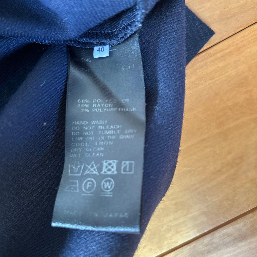 VERMEIL par iena ツイルウエストシェイプ パフスリーブワンピース