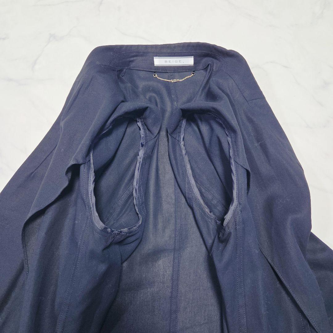 ベイジ BEIGE RIVOLI ダブルジャケット 紺ブレ 金ボタン 完売 L