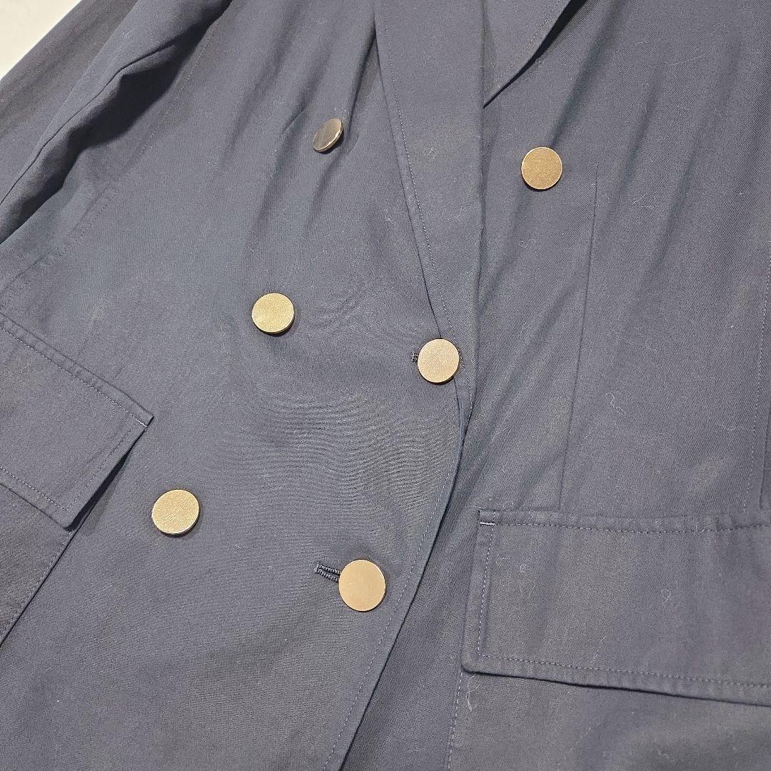 ベイジ BEIGE RIVOLI ダブルジャケット 紺ブレ 金ボタン 完売 L