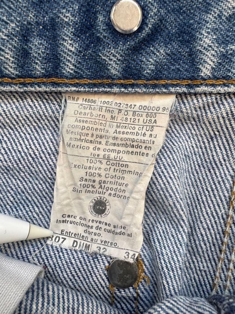 USA製 Carhartt ダブルニー 32×34 B07
