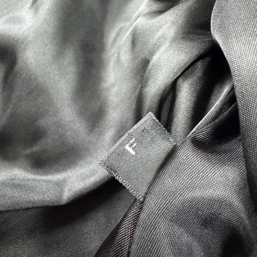 裾周り210 ミンク シェアード パープル コート フレア デザイン◎ XL相当