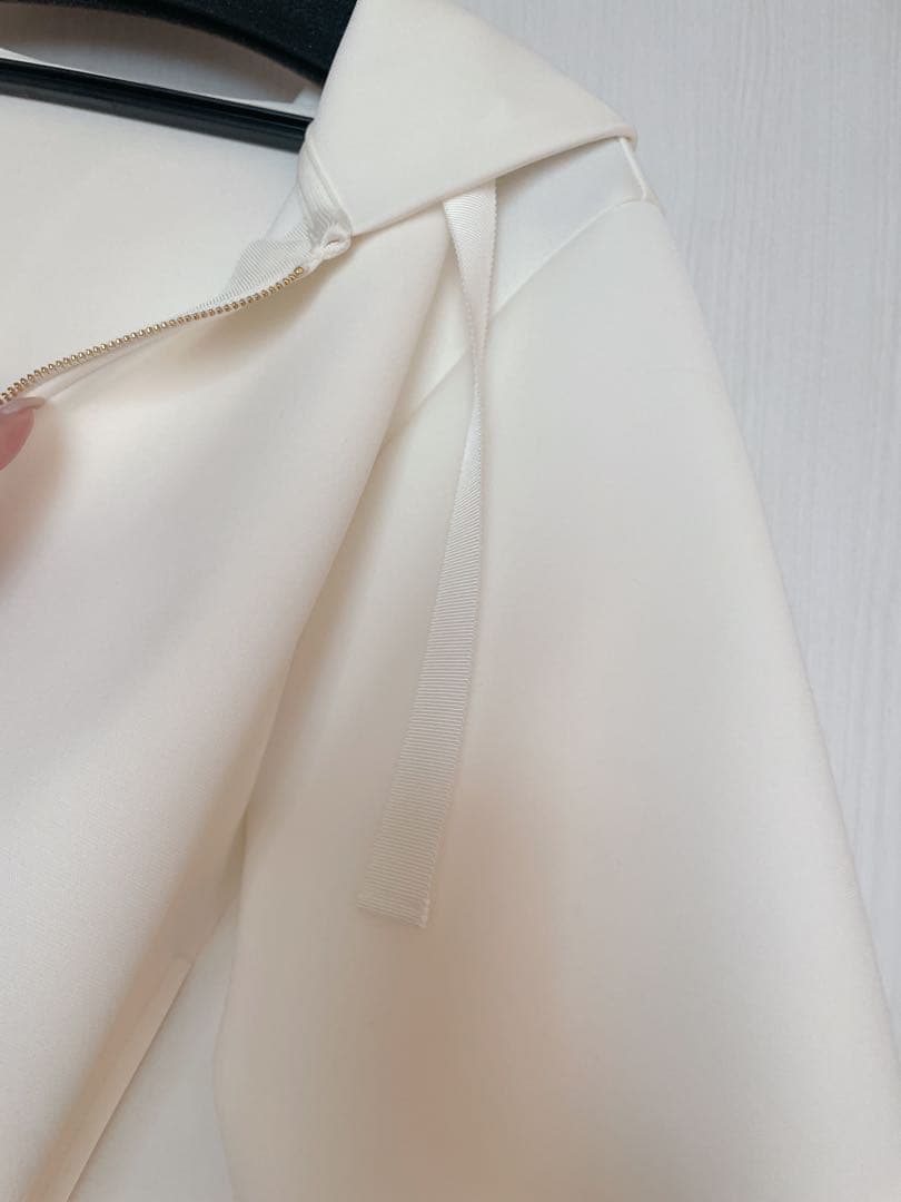 m*9様 アナイ　ダブル　ジャージーパーカー　フリルパーカー