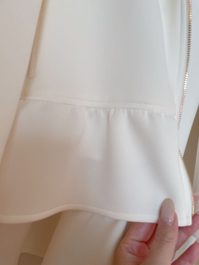 m*9様 アナイ　ダブル　ジャージーパーカー　フリルパーカー