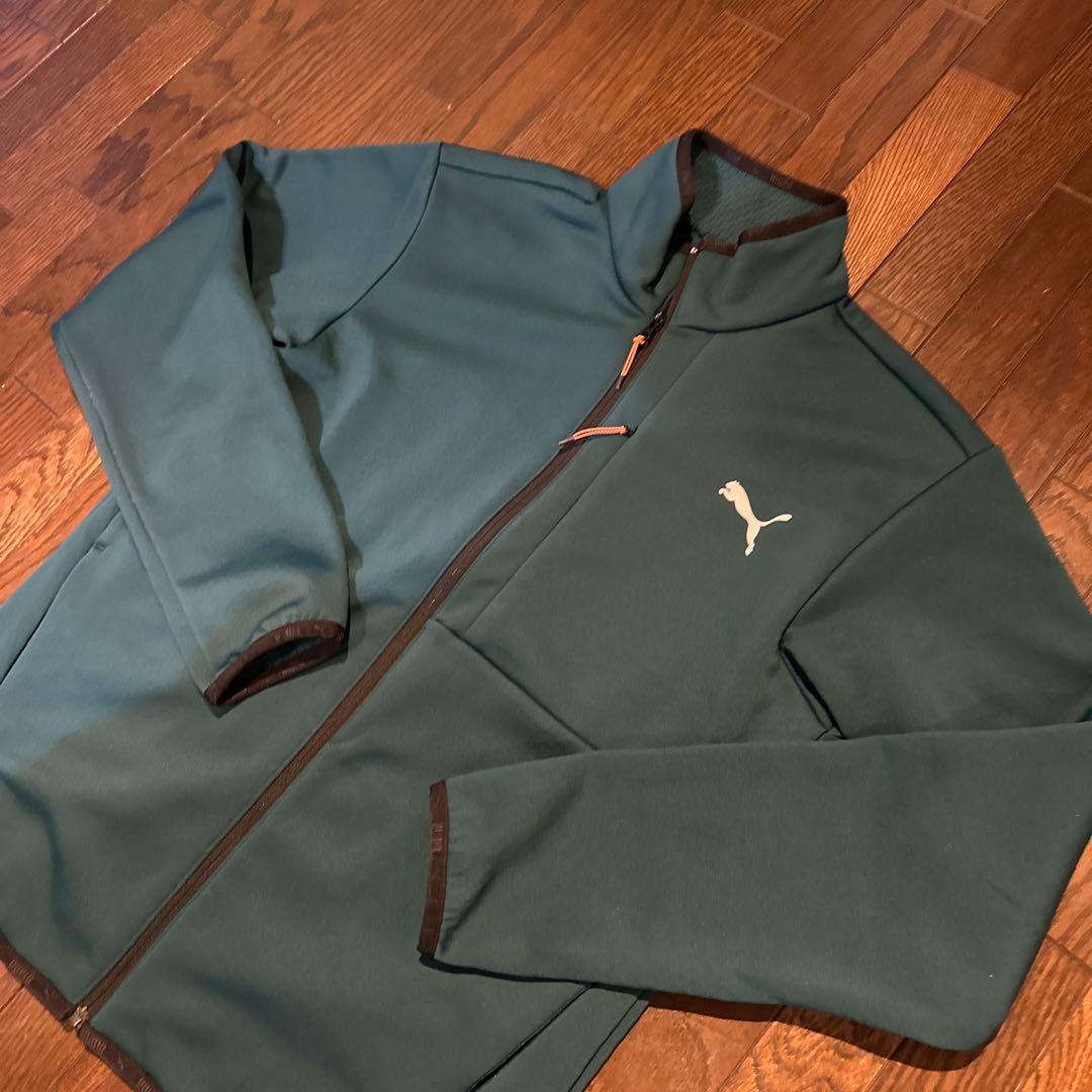 【M】 PUMA プーマ 裏起毛 トレーニング ジャケット フリースジャケット