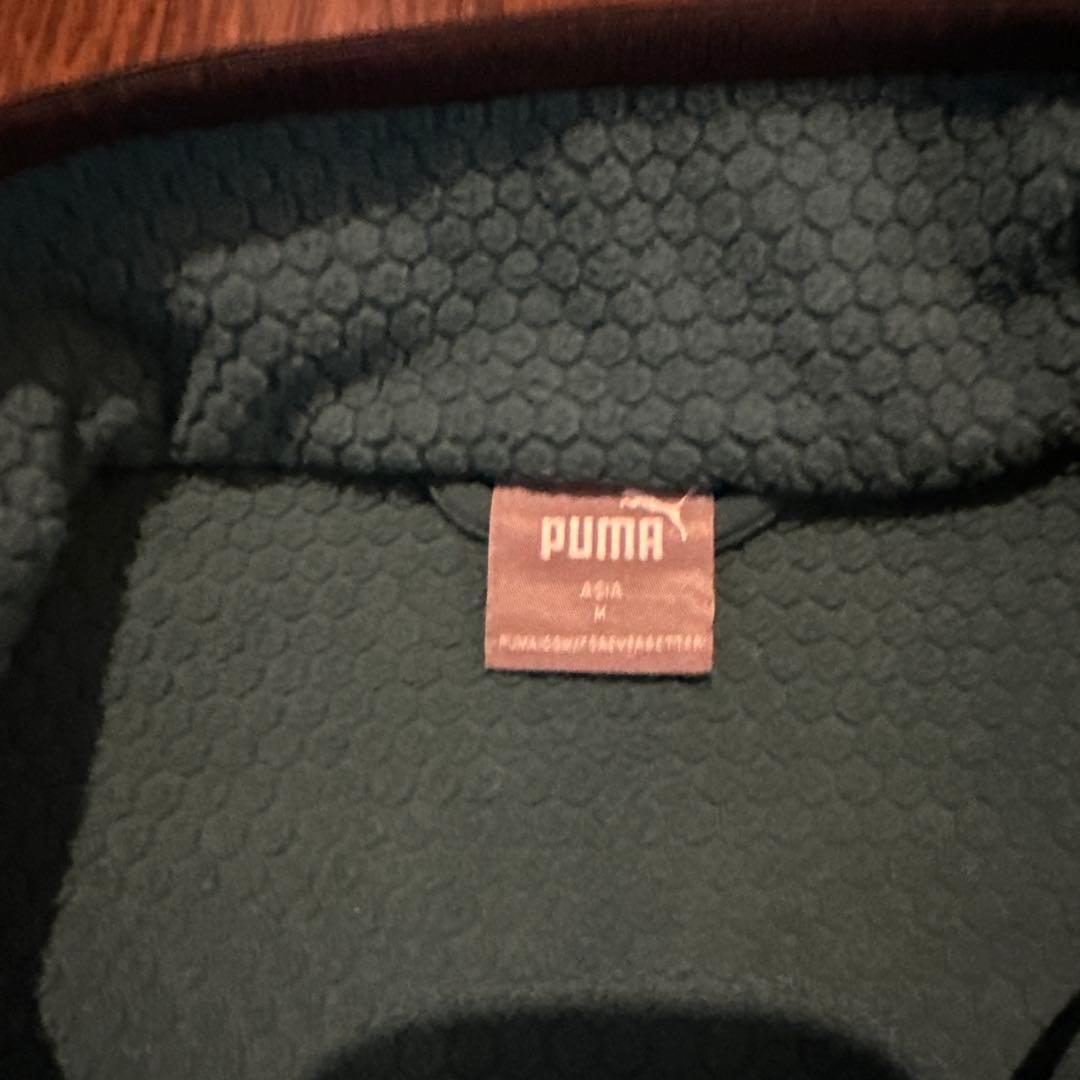 【M】 PUMA プーマ 裏起毛 トレーニング ジャケット フリースジャケット