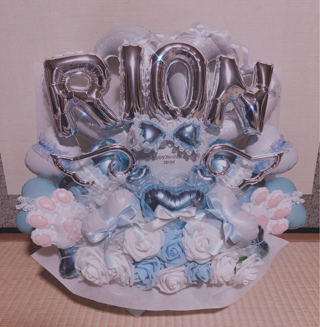 佐藤　バルーンアレンジ　ギフト　推し活　生誕祭　フラスタ　卓フラ　メイド