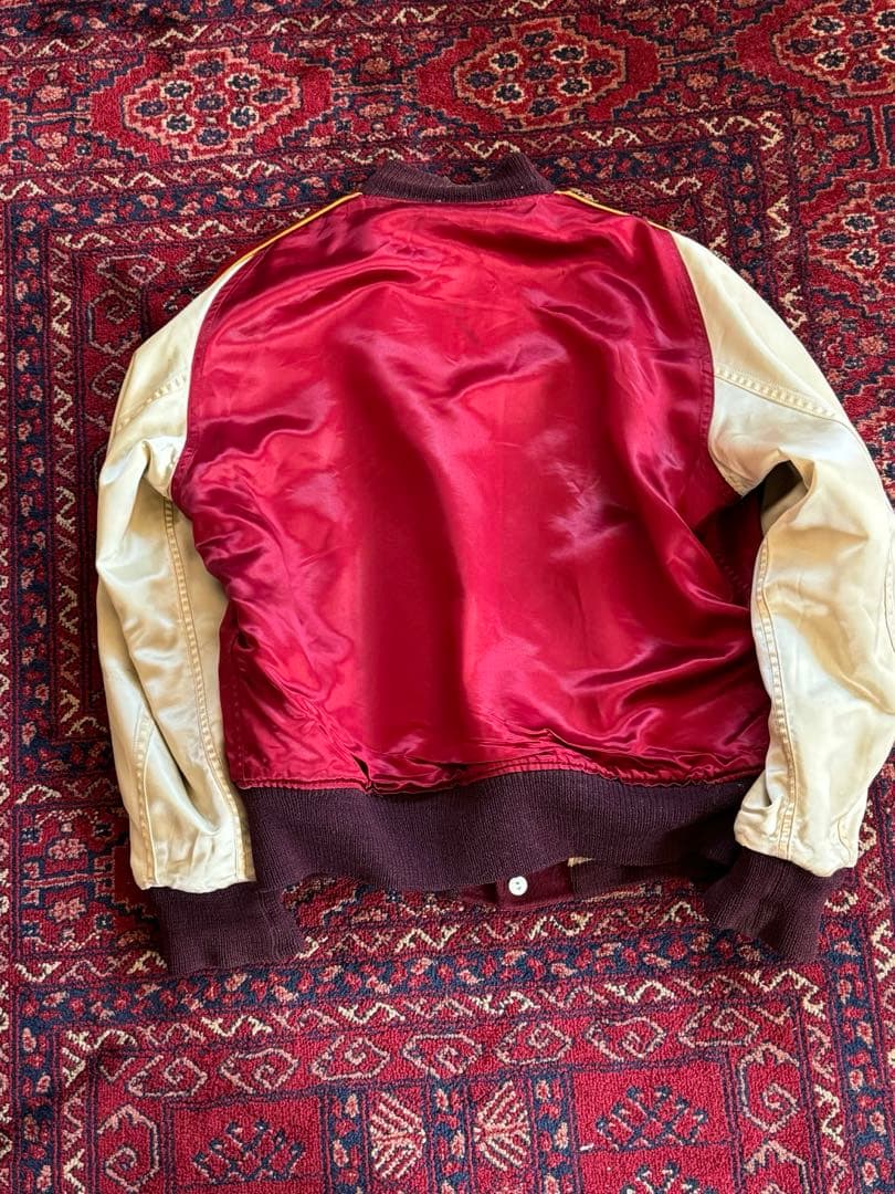 50s BUTWIN スタジャン リバーシブル　サイズL