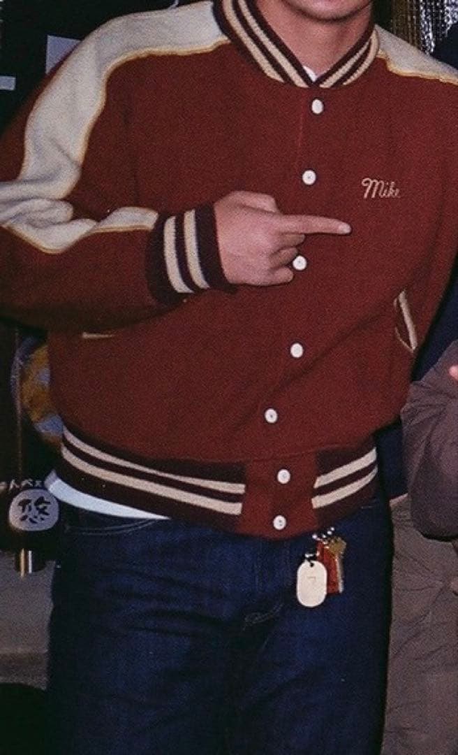 50s BUTWIN スタジャン リバーシブル　サイズL