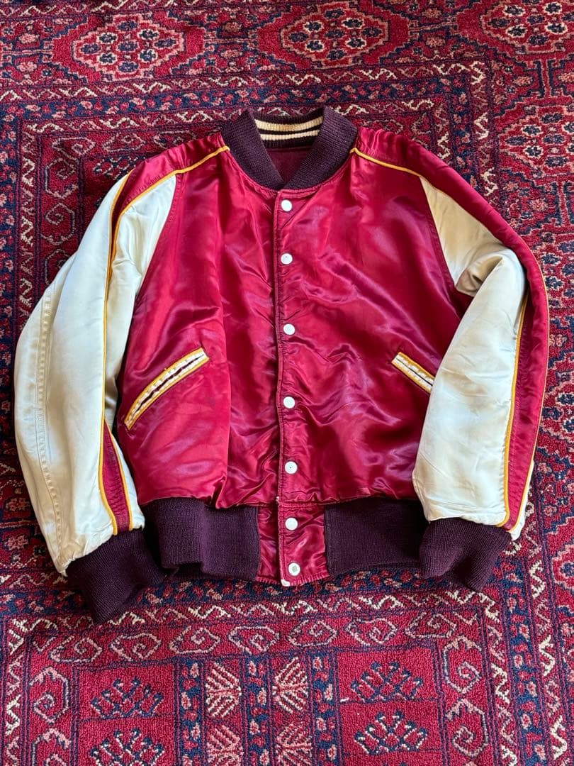 50s BUTWIN スタジャン リバーシブル　サイズL