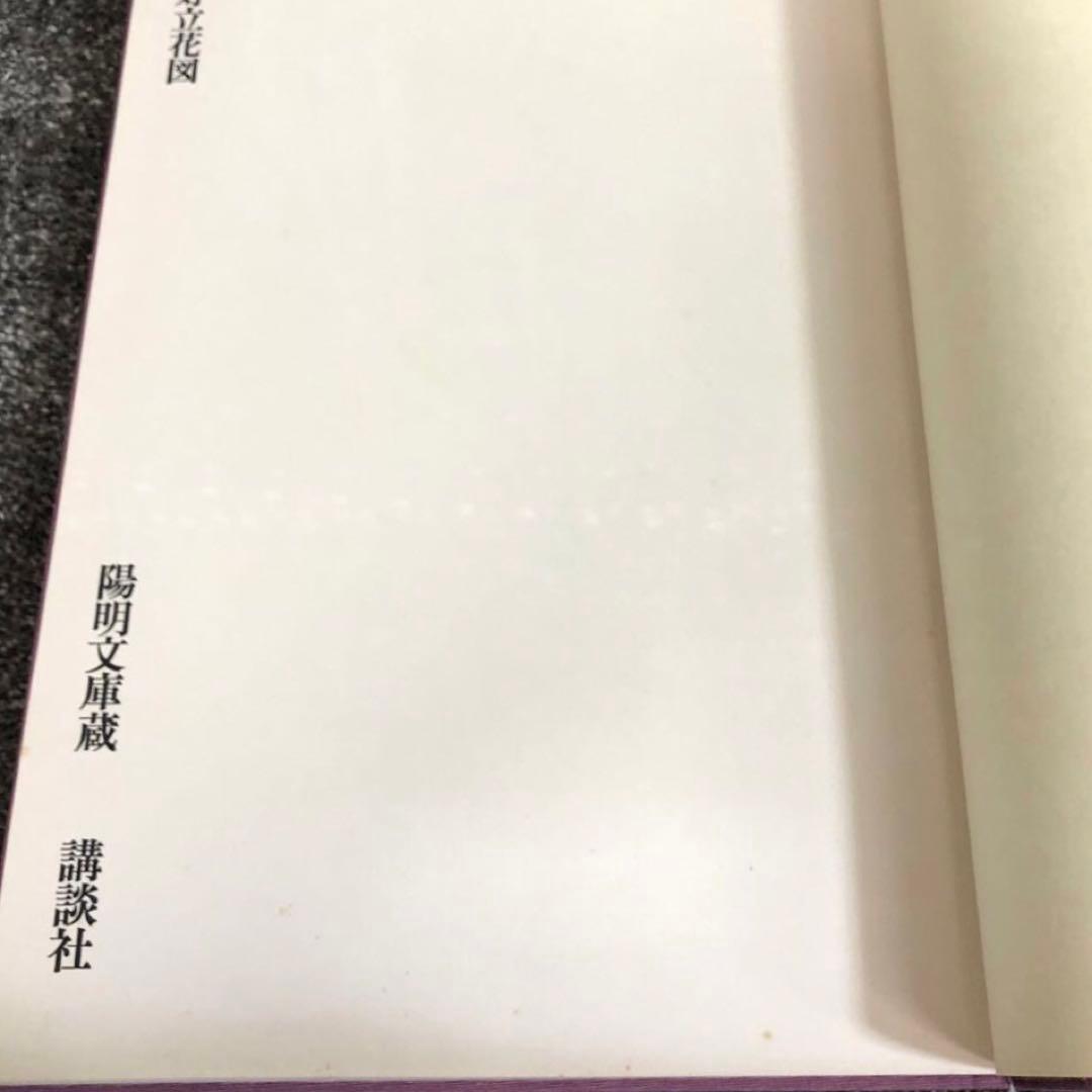 池坊専好　解説書つき 立花図　講談社　カバーつき　華道　生け花　いけばな