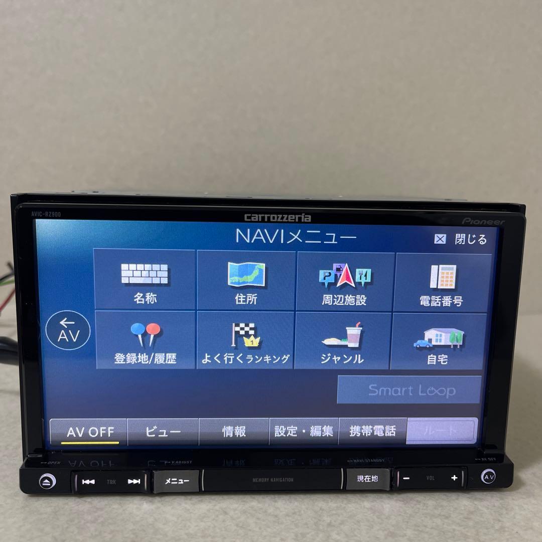 パイオニアカーナビゲーションシステム AVIC-RZ900 地図データ 2016