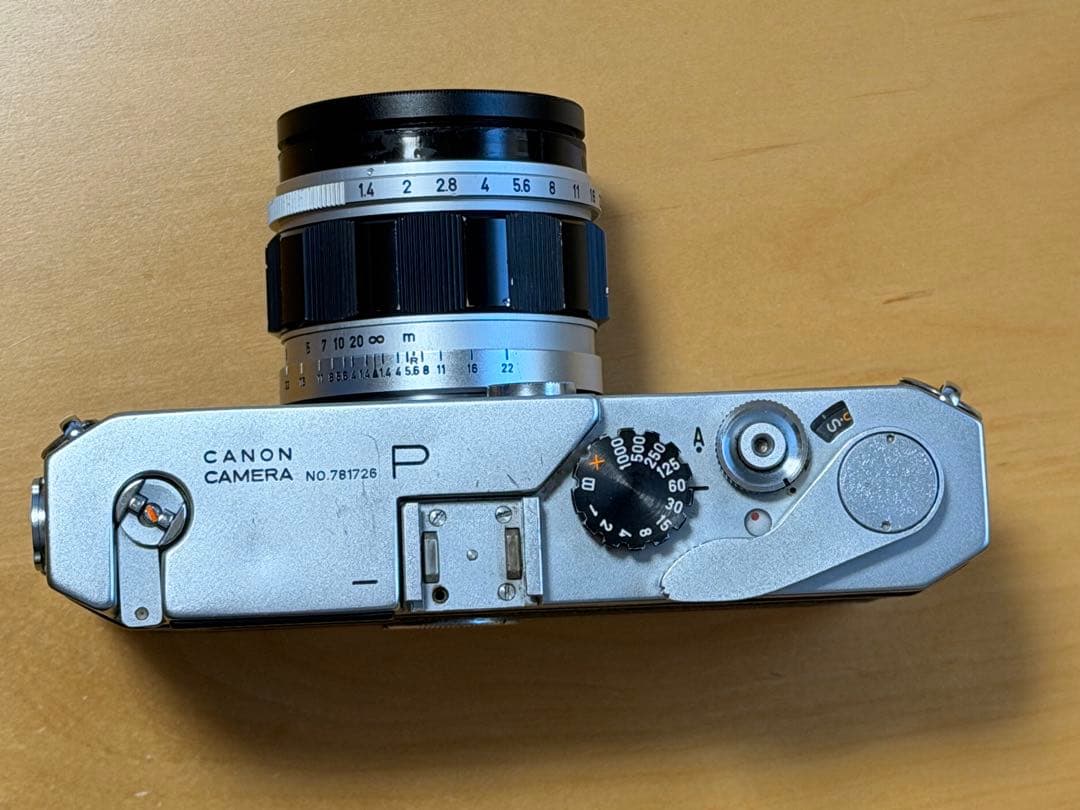 ジャンク Canon P + 50mm f1.4 レンズセット