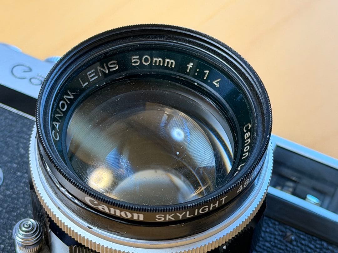 ジャンク Canon P + 50mm f1.4 レンズセット