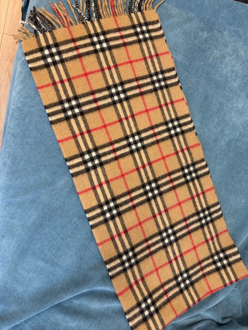 バーバリー　マフラー　カシミア100% イングランド　ロンドン