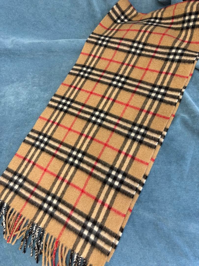 バーバリー　マフラー　カシミア100% イングランド　ロンドン