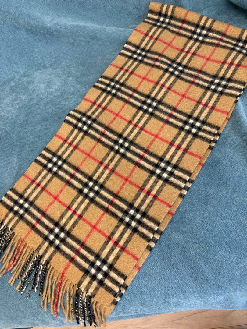 バーバリー　マフラー　カシミア100% イングランド　ロンドン