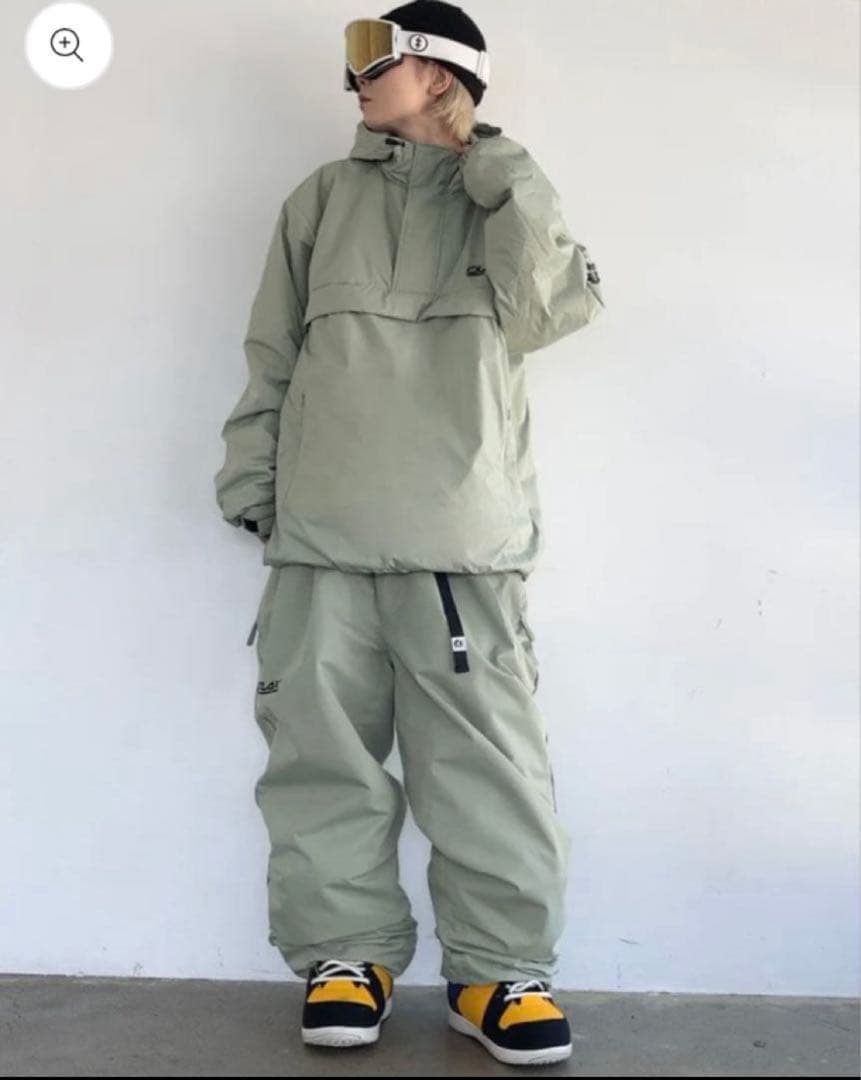 OUTLAX スノーボードウェア ライトグリーン