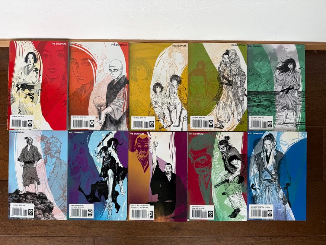 【希少/美品】　大判　英語版　バガボンド　10巻セット