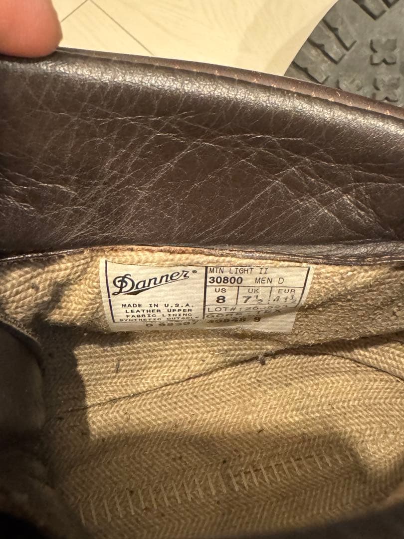 Danner ダナー マウンテンライト ブラウン　USA製　ゴアテックス