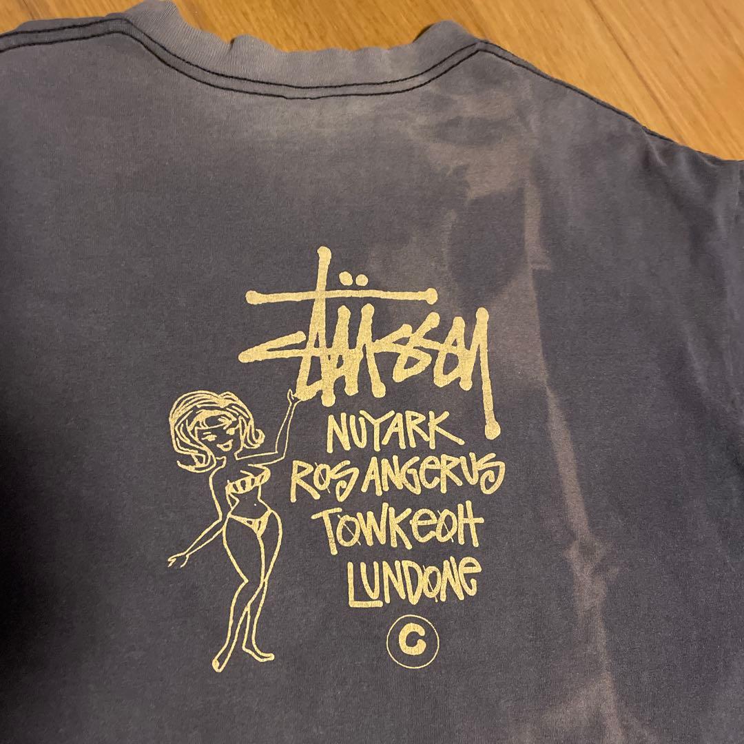 OLD STUSSY 80年台後期黒タグ 黒色 Lサイズ