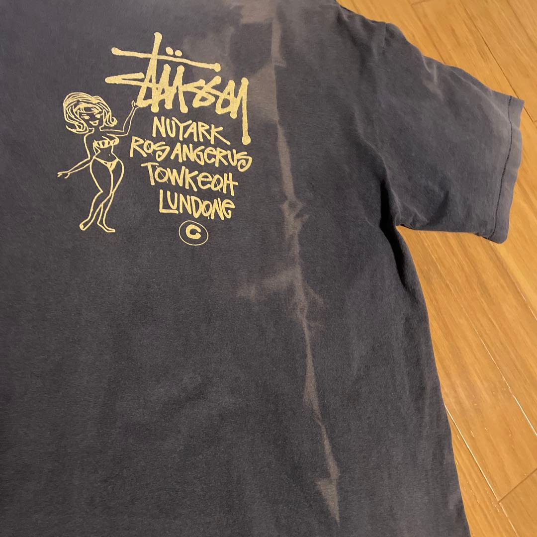 OLD STUSSY 80年台後期黒タグ 黒色 Lサイズ