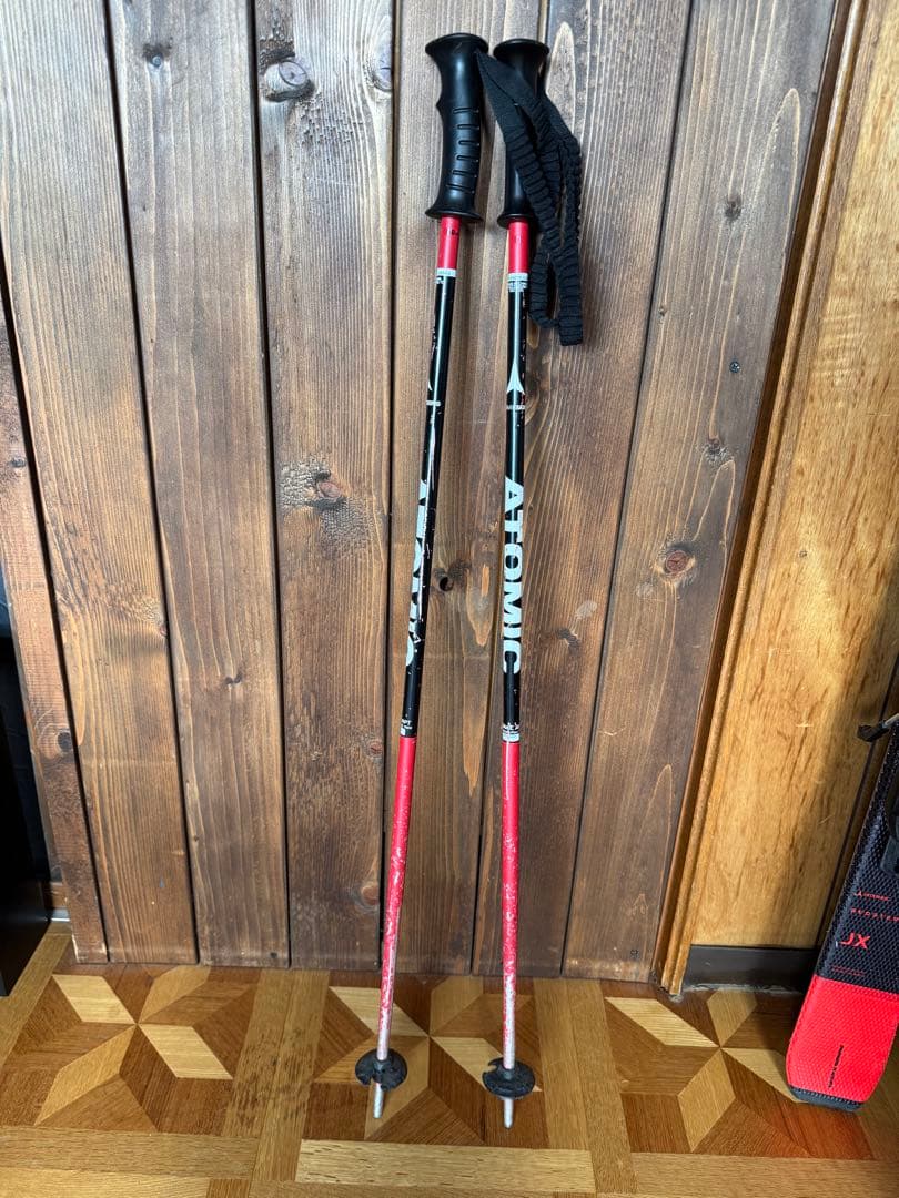 Atomic JX スキー板 130cm レッド/ブラック