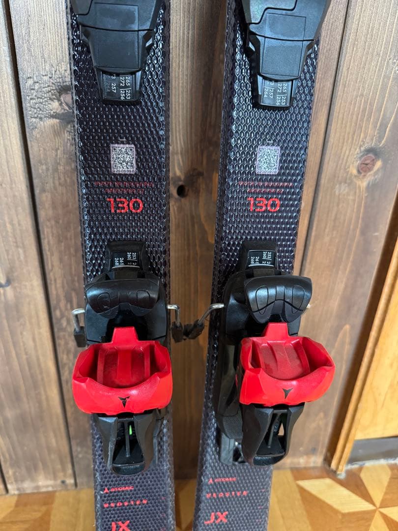 Atomic JX スキー板 130cm レッド/ブラック