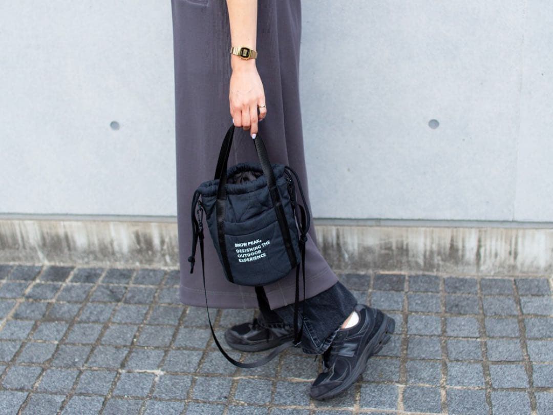 スノーピーク　Quilted Ripstop Pouch One BLACK