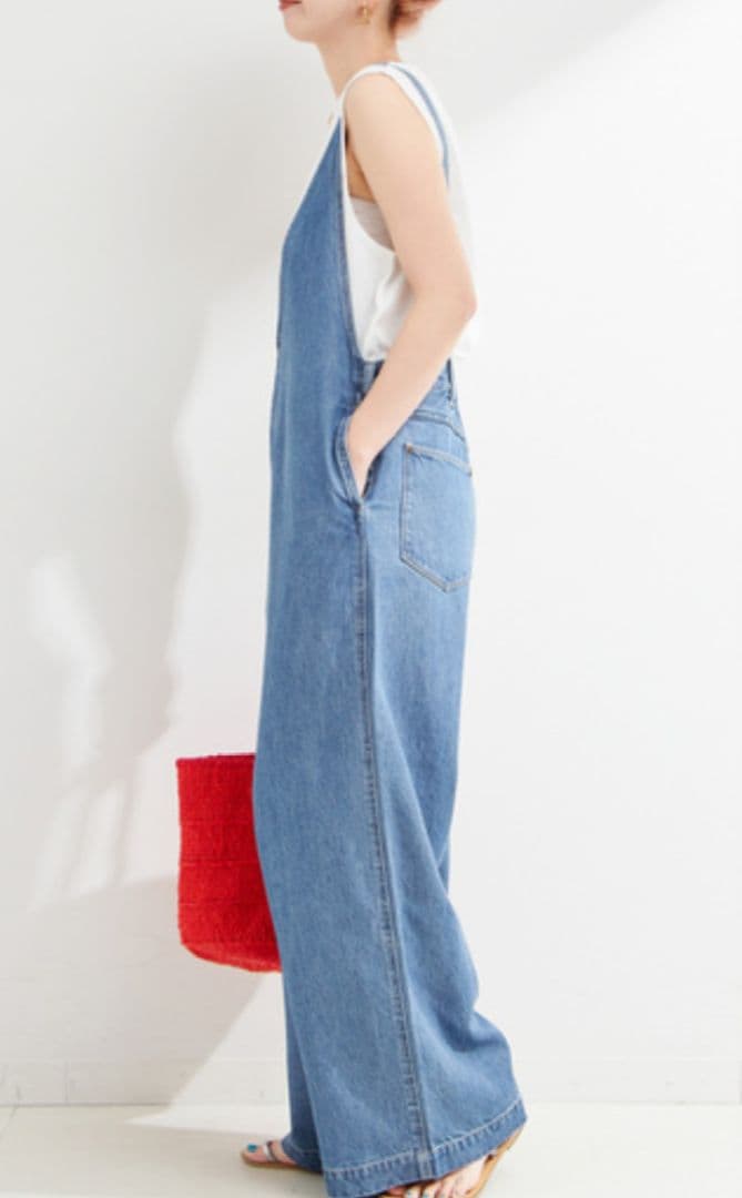 【未使用タグ付き】デニムサロペット