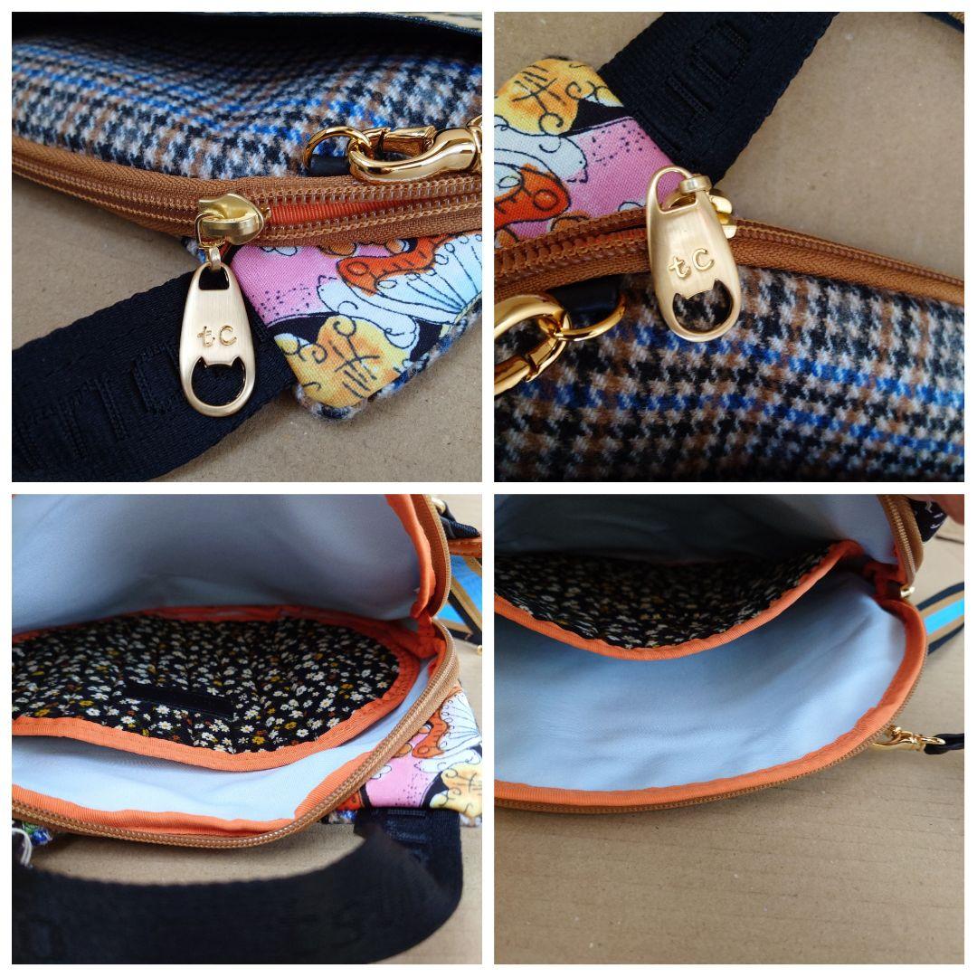 S未使用紙タグ付き ツモリチサト 2way スリムショルダーバッグ