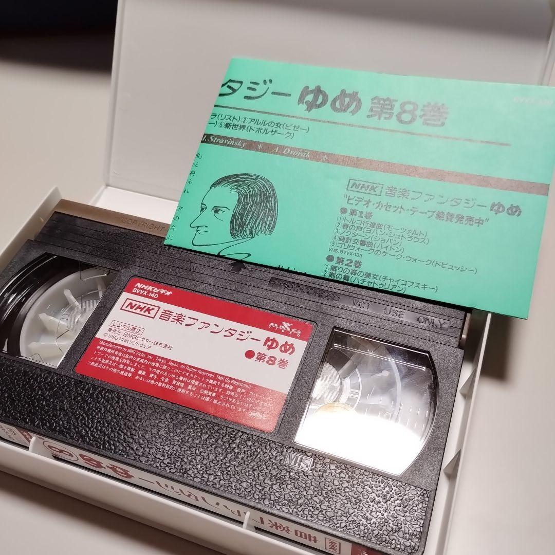 VHS　NHK　音楽ファンタジーゆめ　第8巻　中古