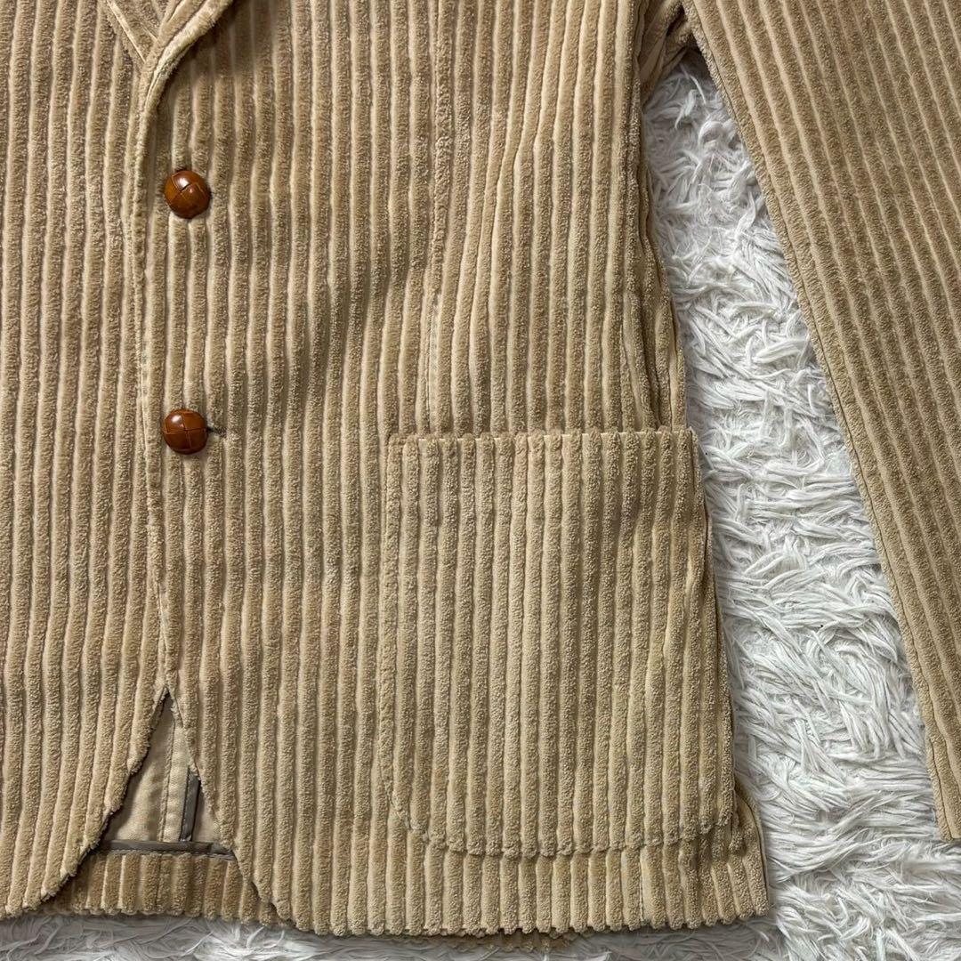 未使用級　タリアトーレ　太畝コーデュロイ　くるみボタン　テーラードジャケット