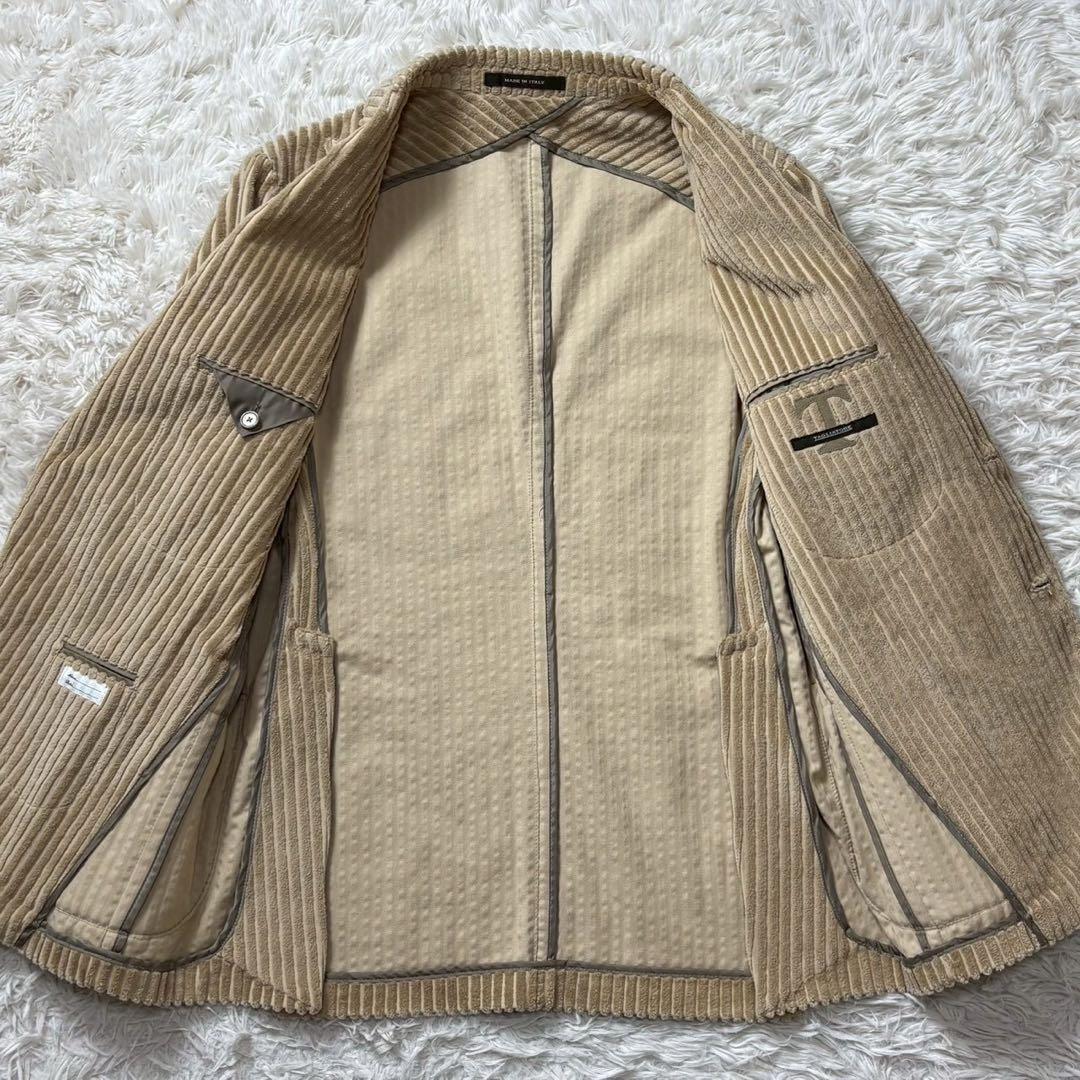 未使用級　タリアトーレ　太畝コーデュロイ　くるみボタン　テーラードジャケット