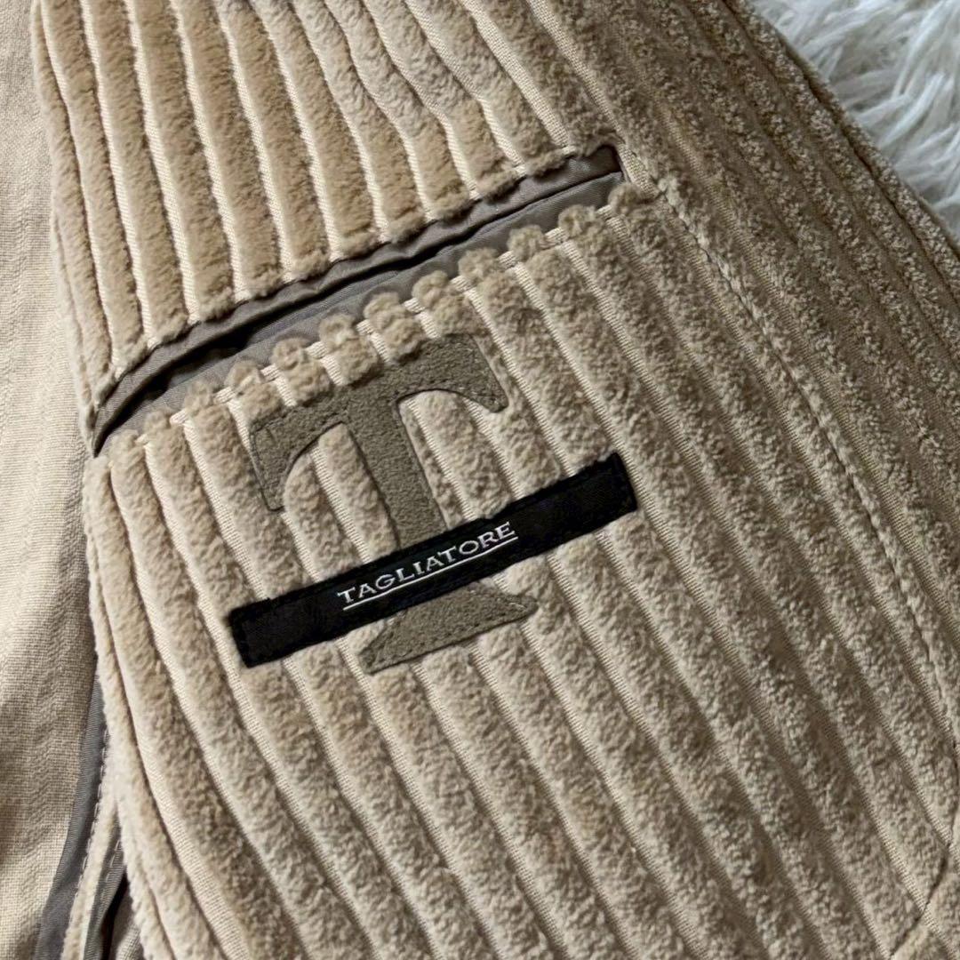 未使用級　タリアトーレ　太畝コーデュロイ　くるみボタン　テーラードジャケット