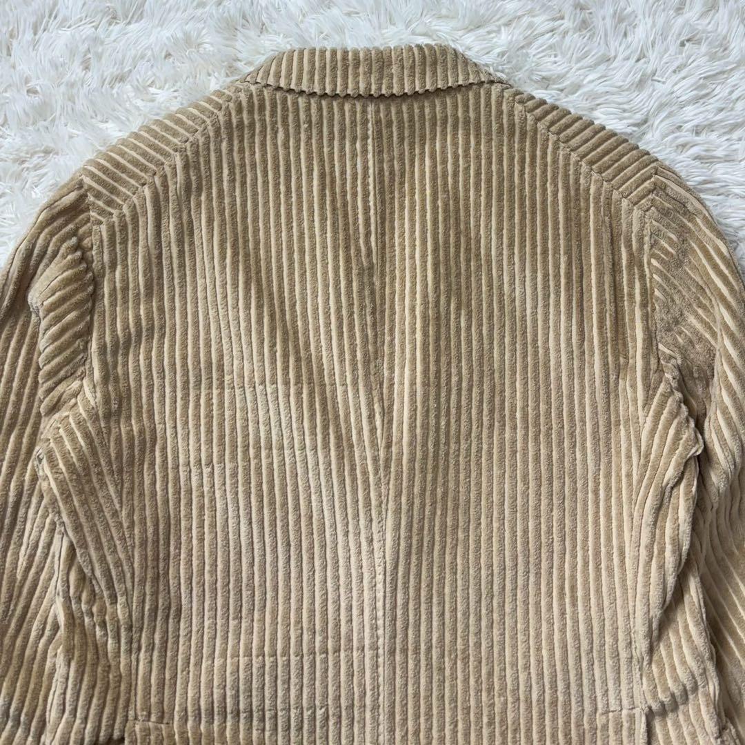 未使用級　タリアトーレ　太畝コーデュロイ　くるみボタン　テーラードジャケット