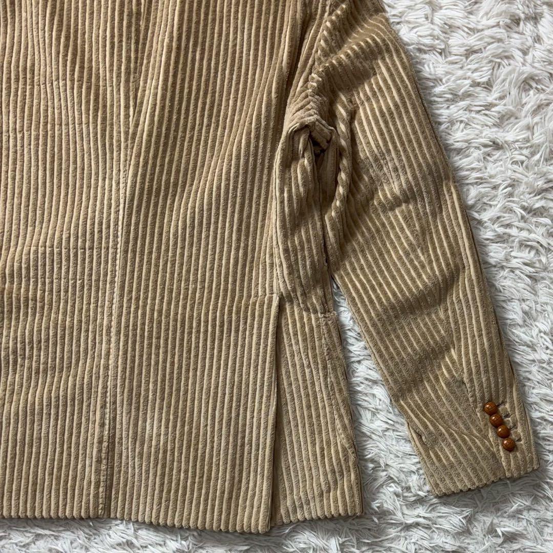 未使用級　タリアトーレ　太畝コーデュロイ　くるみボタン　テーラードジャケット
