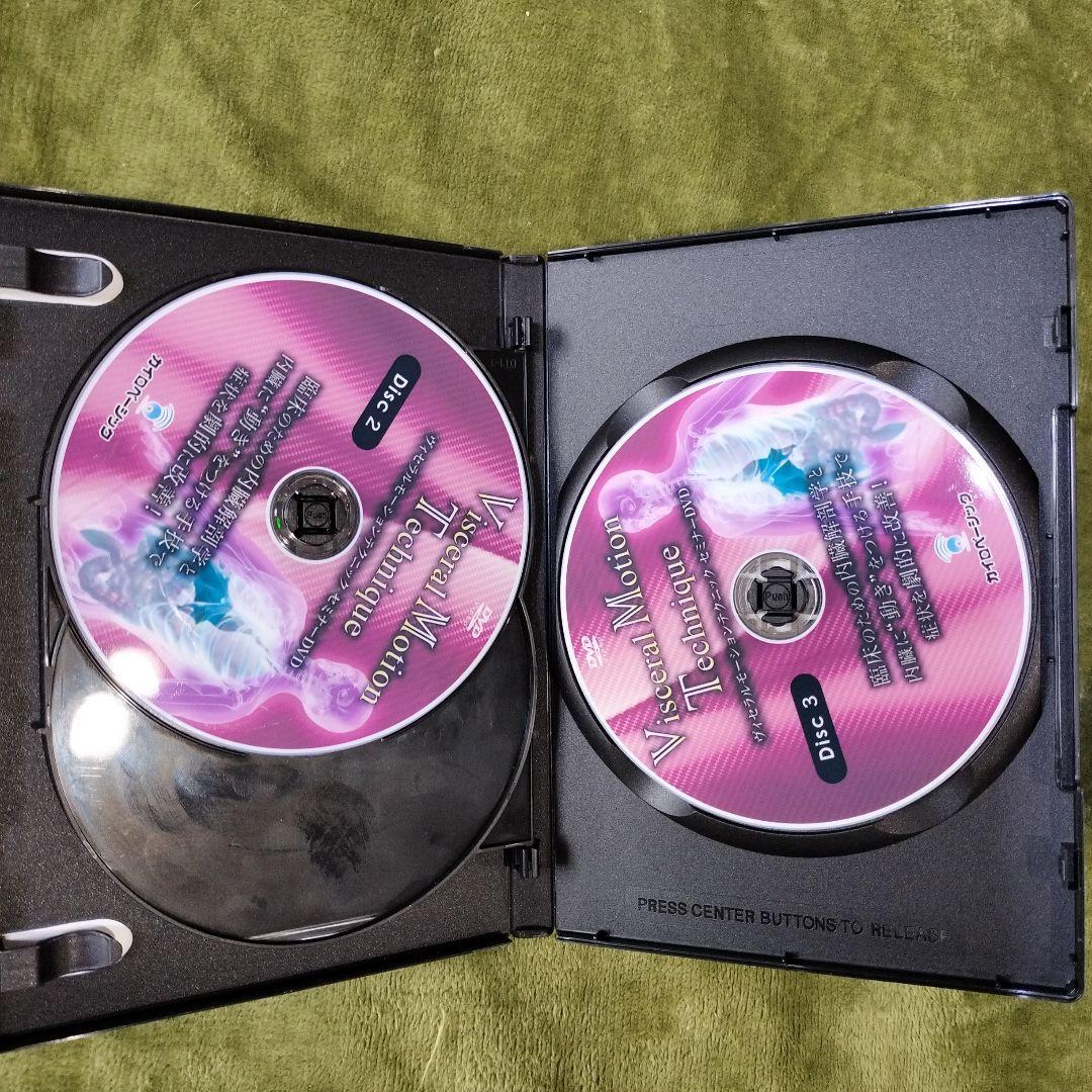 ヴィセラルモ―ションテクニックセミナーDVD3枚組＋臨床動画DVD